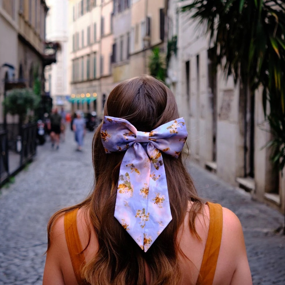 Common Era Botticelli's Daydream Satin Hair Bow